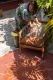 SALE Tuinkleed round Golden Hour Ø180cm showroom model
