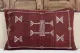 Sabra Kussen uit Marokko bordeaux rood 60cm x 40cm incl vulling nr.61234