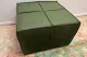 Sample Sale velvet poef groen 60cm x 60cm x 40cm