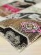 SALE patchwork vloerkleed bruin nr.21419 225cm x 160cm