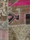 SALE patchwork vloerkleed bruin nr.21419 225cm x 160cm