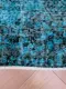 SALE Vintage vloerkleed turquoise 14991 266cm x 169cm
