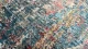 Loper vloerkleed met zachte pool, donkere tinten, 300cm x 80cm
