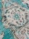 Vintage vloerkleed groen 27293 274cm x 149cm