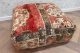 SALE Marokkaanse Poef 60cm x 60cm x 25cm nr: 44072 poef heeft kale plek