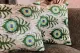 Ikat Velvet kussen pauwenveren 60cm x 40cm incl binnen kussen nr.98678
