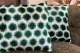 Ikat Velvet kussen groen 60cm x 40cm incl binnen kussen nr.98683