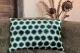 Ikat Velvet kussen groen 60cm x 40cm incl binnen kussen nr.98683