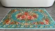 Rozenkelim badmat blauw 90cm x 70cm   