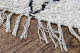 Badmat berber vloerkleed 150cm x 90cm, 100% katoen met antislip