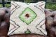 Laatste Berber kussen van katoen groen 50cm x 50cm, incl. vulling