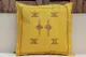 Sabra Kussen uit Marokko geel 45cm x 45cm incl vulling nr.94102