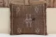 SALE Sabra Kussen uit Marokko bruin 45cm x 45cm incl vulling nr.64113 (kussen heeft een vlek)