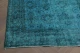 Vintage vloerkleed Turquoise  nr:14402 313cm x 190cm