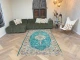  Vintage vloerkleed groen 15018 259cm x 155cm  