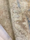  SALE Vintage vloerkleed 17412 387cm x 284cm reparatie is zichtbaar