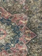 Olijfgroen vintage vloerkleed 217430 273cm x 183cm