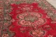 vintage vloerkleed rood met groen 18281 287cm x 186cm   