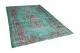 Vintage vloerkleed groen 24378 280cm x 187cm