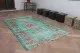 Vintage vloerkleed groen 24378 280cm x 187cm