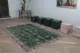 Vintage vloerkleed groen nr:34601 277cm x 189cm