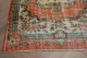 vintage vloerkleed oranje met groen 277cm x 168cm