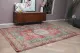 Vintage vloerkleed groen met rood 24096 298cm x 191cm