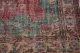 Vintage vloerkleed groen met rood 24096 298cm x 191cm