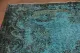 Vintage vloerkleed turquoise 25736 297cm x 189cm