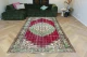 Vintage vloerkleed rood met groen nr 28793 292cm x 180cm