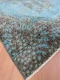 vintage vloerkleed blauw 275cm x 163cm
