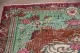 Sale Vintage vloerkleed bruin met rood en groen 7043 283cm x 160cm