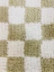 Sample sale berber vloerkleed groen 85cm x 60cm gemaakt van wol