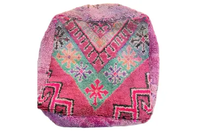 Moroccan Pouf No. 21114 60cm x 60cm x 25cm including filling