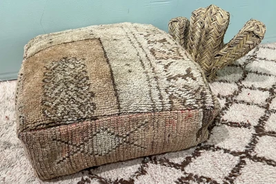 Marokkaanse Poef 60cm x 60cm x 25cm nr: 44093