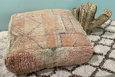 Marokkaanse Poef 60cm x 60cm x 25cm nr: 44097