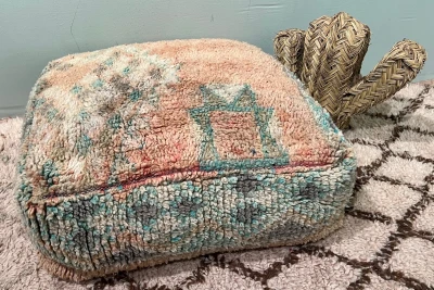 Marokkaanse Poef nr.44143 60cm x 60cm x 25cm