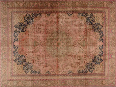 Vintage kirman vloerkleed 64328 354cm x 260cm
