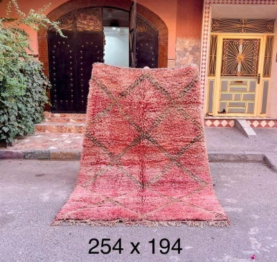 VERKOCHT berber vloerkleed  42011 254cm x 194cm