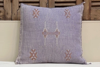 Sabra Kussen uit Marokko paars 45cm x 45cm incl vulling nr.94161