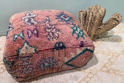 Moroccan Pouf No. 47025 60cm x 60cm x 25cm including filling