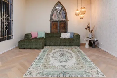 SALE Vintage look vloerkleed 180cm x 120cm 