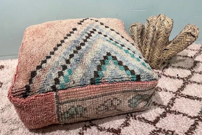 Marokkaanse Poef nr.55111 60cm x 60cm x 25cm