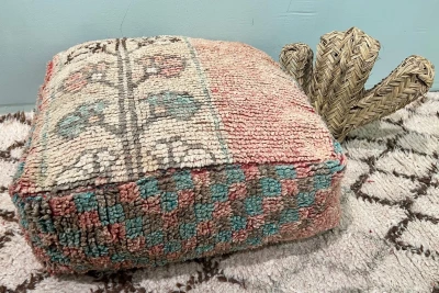  Marokkaanse Poef 60cm x 60cm x 25cm nr: 75080 incl. vulling