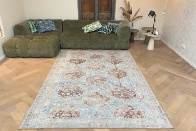 Vintage look vloerkleed in diverse maten nr 2439 