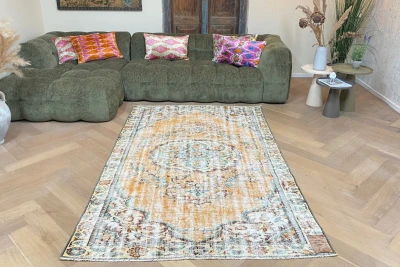 Vintage vloerkleed 36003 240cm x 148cm