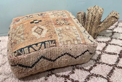 Marokkaanse Poef nr.55162 60cm x 60cm x 25cm