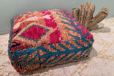 Moroccan Pouf No. 47039 60cm x 60cm x 25cm including filling