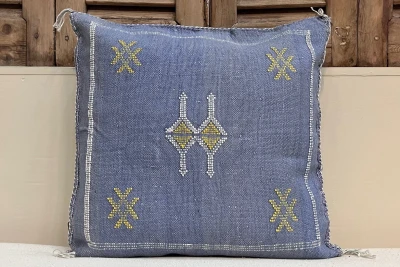 Sabra Kussen uit Marokko blauw 45cm x 45cm incl vulling nr.94113