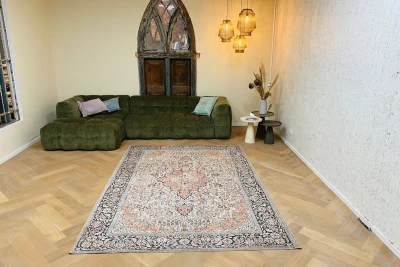 Vintage look vloerkleed in diverse maten nr 1315